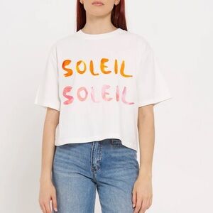 MAKU THE LABEL SOLEIL SOLEIL Cropped Shirt Small